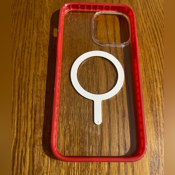 iPhone 12 Pro Max Speck Red Bumper Magsafe Case - Picture 3 of 7